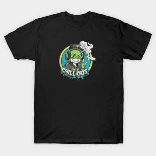 Galactic Groove: Hip-Hop Alien T-Shirt